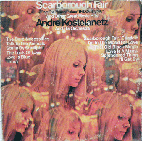 33 RPM  vinyl album Andre Kostelanetz Scarborough Fair.