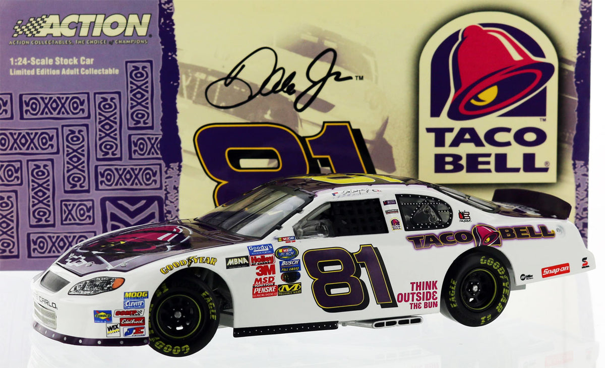 Dale Earnhardt Jr. #81 Taco Bell 2004 Monte Carlo Club Car. Autographed