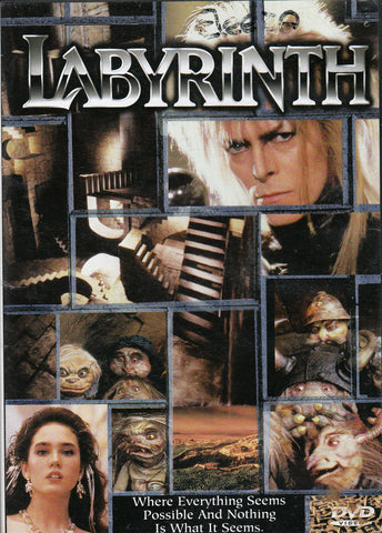 DVD. Labyrinth starring David Bowie and Jennifer Connelly