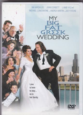 DVD. My Big Fat Greek Wedding starring Joey Fatone, Andrea Martin and Lainie Kazan
