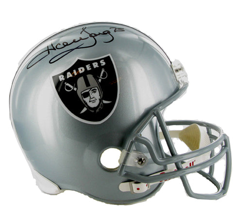 Howie Long #75 Raiders Autographed Football Helmet