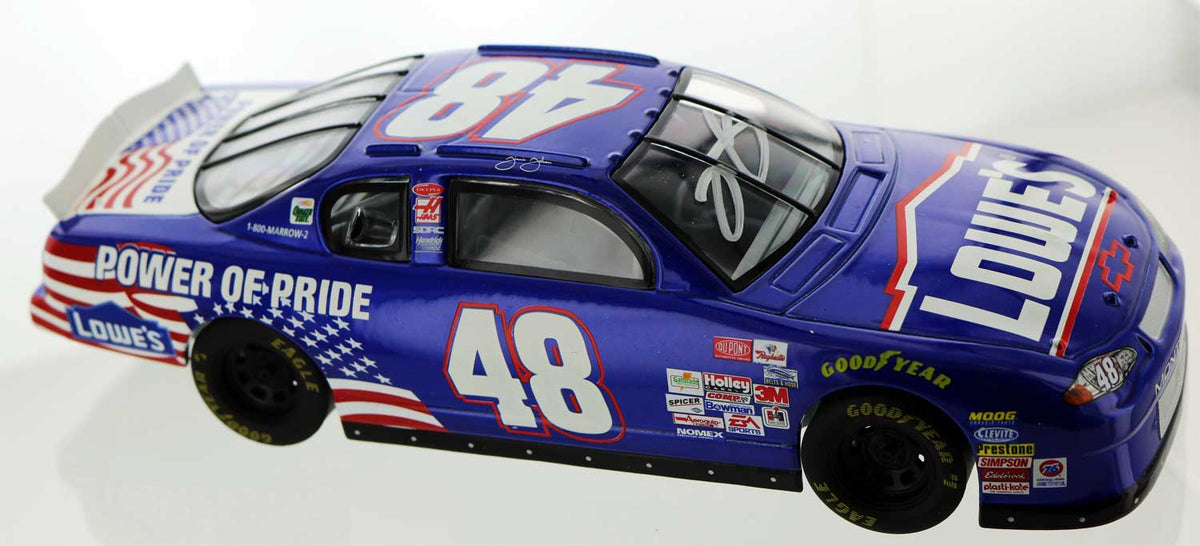 Jimmie johnson sale autographed diecast