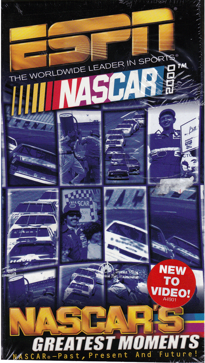 ESPN NASCAR 2000, NASCAR'S Greatest Moments VHS – Dales Collectibles