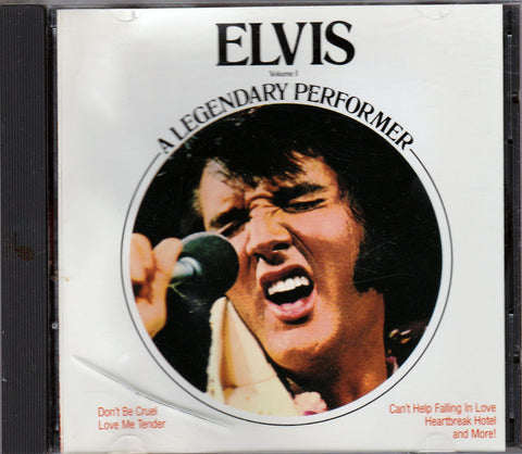 CD. Elvis Presley. Elvis Volume 1 A Legendary Performer