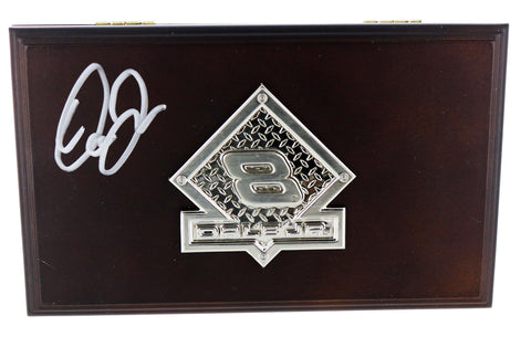 Dale Earnhardt Jr. Wood Jewelry Box. Autographed