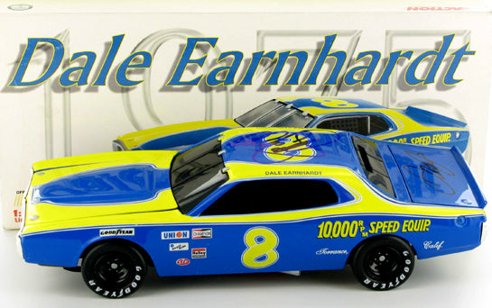 Dale Earnhardt #8 RPM 1975 Dodge Nascar Diecast, autographed