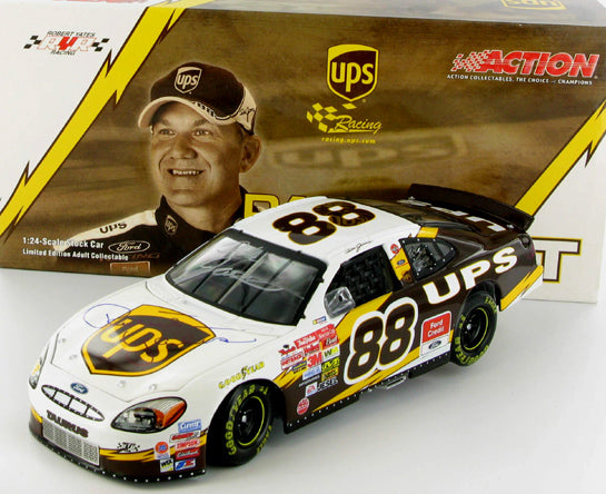 Dale Jarrett #88 UPS 2002 Taurus. 2 Autographs