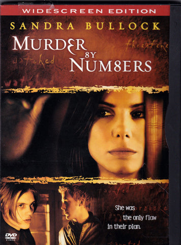 DVD. Murder By Numbers Starring Sandra Bullock