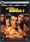 DVD. After the Sunset staring Pierce Brosnan  Salma Hayek Woody Harrelson and Don Cheadle