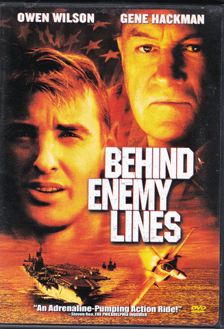DVD. Behind Enemy Lines starring Owen Wilson and Gene Hackman