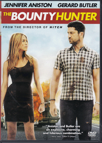 DVD. The Bounty Hunter starring Jennifer Aniston and Gerard Butler