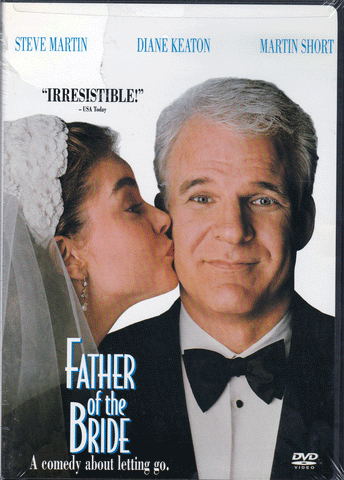 DVD. Father Of The Bride starring Steve Martin and Diane Keaton