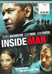 DVD. Inside Man starring Denzel Washington, Clive Owen and Jodie Foster