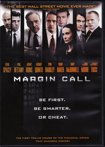 DVD. Margin Call starring Kevin Spacey, Jeremy Irons, and more...