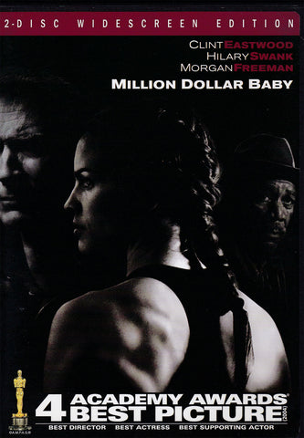 DVD.Million Dollar Baby starring Clint Eastwood, Hilary Swank and Morgan Freeman