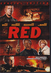 DVD. Red starring Bruce Willis, Morgan Freeman and more...