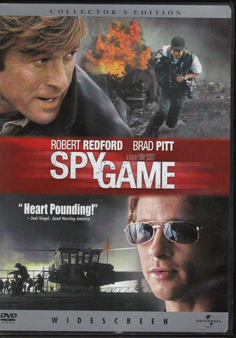 DVD. Spy Game starring Robert Redford and Brad Pitt