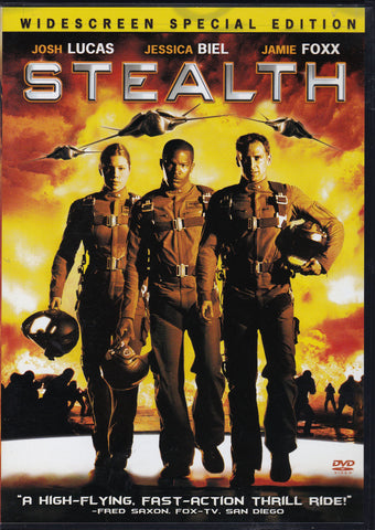 DVD. Stealth starring Josh Lucas, Jessica Biel and Jamie Foxx