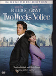 DVD. Two Weeks Notice. Starring Sandra Bullock  and Hugh Grant