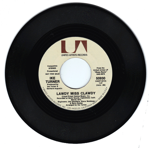 Ike Turner. Lawdy Miss Clawdy / Lawdy Miss Clawdy