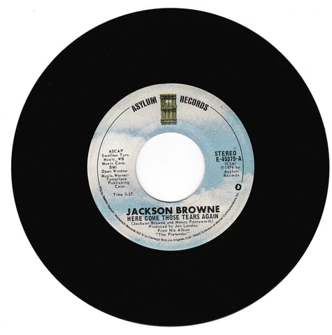 Jackson Brown. Here Come Those Tears Again / Linda Paloma