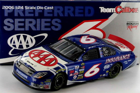 Mark Martin #6 AAA Brickyard 2006 Ford Fusion Nascar Diecast