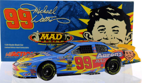 Michael Waltrip. #99 Aaron's/Mad Racing 2004 Chevrolet Monte Carlo, Autographed.