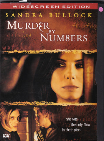 DVD. Murder By Num8ers. Starring Sandra Bullock.