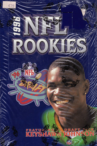 NFL. 1996 NFL Rookies Cards. Sealed Box of 36 Packs of 10 cards each.