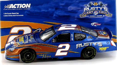 Rusty Wallace #2 Miller Lite 700th Start 2005 Dodge Charger Nascar Diecast