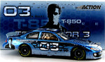 Terminator 3 Program Car with 7 Legends Autographs Nascar Diecast