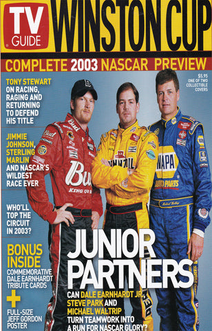 TV Guide Winston Cup. Complete 2003 NASCAR Preview