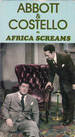 VHS Tape. Africa Screams starring Abbott & Costello