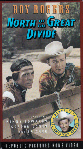 VHS Tape. North of the Great Divide starring Roy Rogers and Trigger