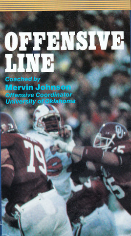 VHS Tape. Offensive Line coached by Mervin Johnson