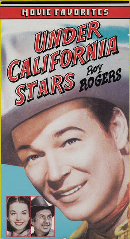 VHS Tape. Under California Stars starring Roy Rogers
