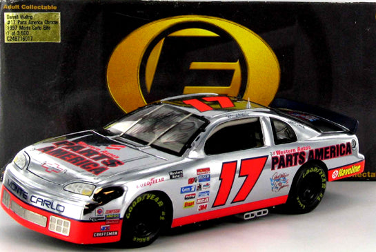 Darrell Waltrip #17 Parts America Chrome 1997 Monte Carlo Elite